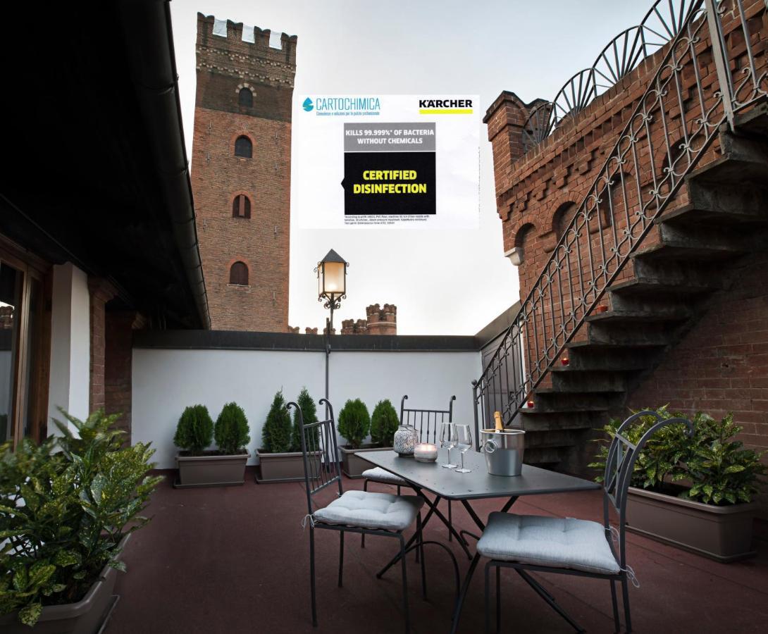 Апартаменты Castello Medici Del Vascello Асти Экстерьер фото